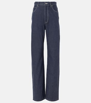 Jean ample Tye à taille haute | Loro Piana