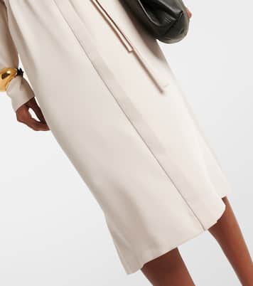 Abito midi Dana in cady con cintura | Joseph
