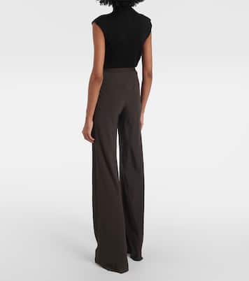 Pantalones anchos Bias de tiro alto | Rick Owens