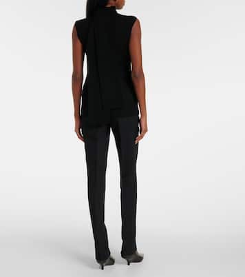 Topo in misto lana con sciarpa | Toteme