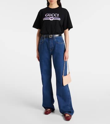 Schultertasche GG Mini aus Leder | Gucci