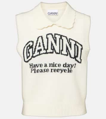 Wool-blend vest | Ganni