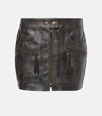 Mini-jupe Claudine en cuir synthétique | Marant Etoile
