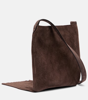 Borsa a tracolla Nellcôte in suede | Valentino Garavani