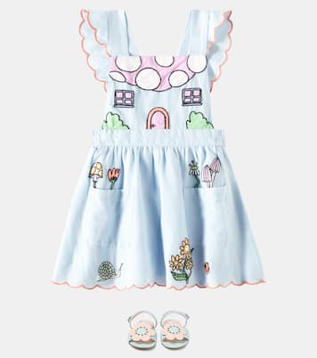 Abito in lino e cotone | Stella McCartney Kids
