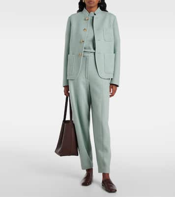Pantalones tapered de mezcla de cachemir | Loro Piana