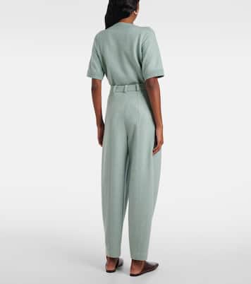 Pantalones tapered de mezcla de cachemir | Loro Piana