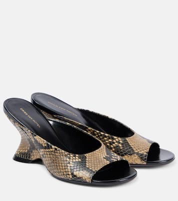 Pantoletten aus Leder | Dries Van Noten