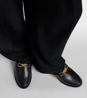 Astaire Knot leather mules | Bottega Veneta