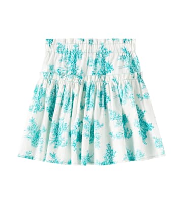 Jupe Tatiana en coton à fleurs | C'era Una Volta