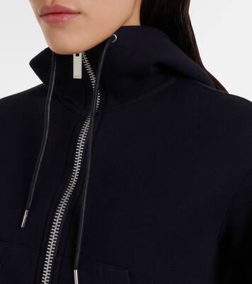 Sudadera con capucha de jersey y sarga | Sacai