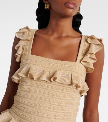 Top en dentelle lamée | Zimmermann
