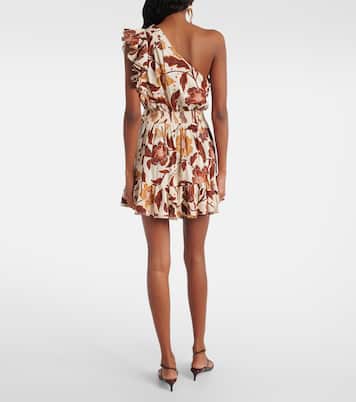 Miniabito Corinne in cotone con stampa floreale | Poupette St Barth