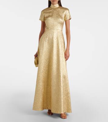 Robe longue Malinda métallisée | Emilia Wickstead
