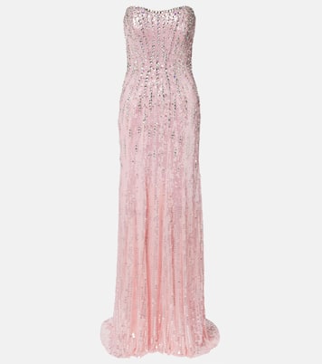 Sarai embellished bustier gown | Jenny Packham