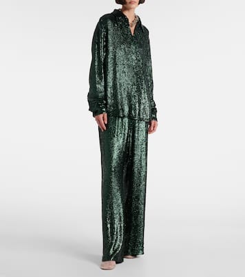 Camicia con paillettes | Dries Van Noten