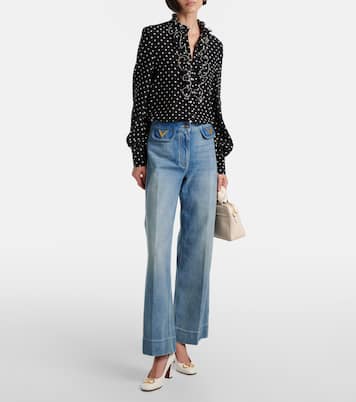 Pumps VLogo Signature 80 aus Leder | Valentino Garavani