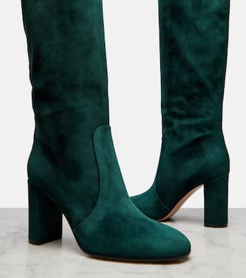 绒面革过膝靴 | Gianvito Rossi
