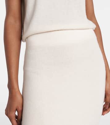Wool and cashmere midi skirt | Jardin des Orangers