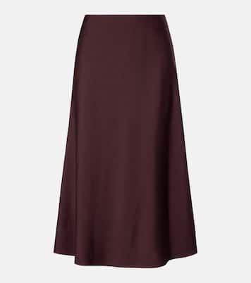 Wool-blend midi skirt | Brunello Cucinelli