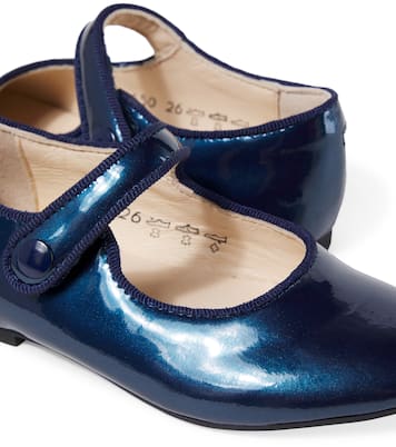 Daisy Baby metallic leather Mary Jane flats | Pom d'Api