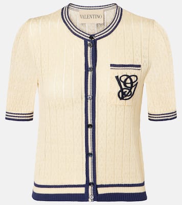 Cardigan aus einem Leinengemisch | Valentino