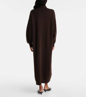 Turtleneck wool and cashmere sweater dress | Jardin des Orangers