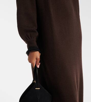 Turtleneck wool and cashmere sweater dress | Jardin des Orangers