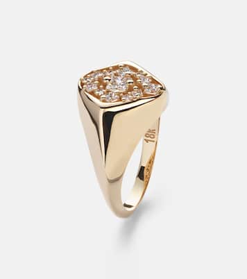 La Fantaisie 18kt gold ring with diamonds | Suzanne Kalan
