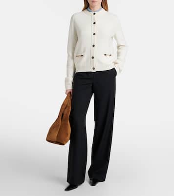Horsebit wool and cashmere cardigan | Gucci