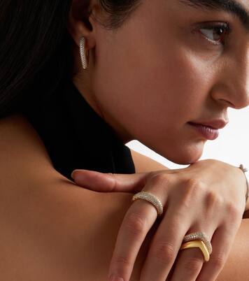 Ring New York 66 Medium aus 18kt Gelbgold mit Diamanten | Engelbert