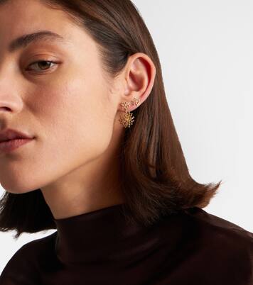 Ohrringe Burst Small aus 14kt Gelbgold mit Diamanten | Sydney Evan