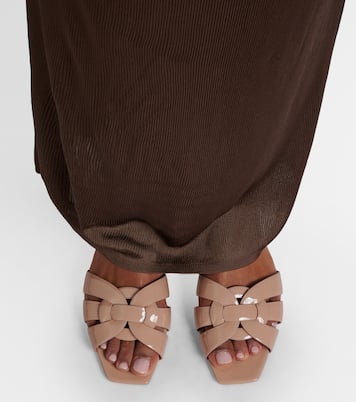 Patent leather sandals | Saint Laurent