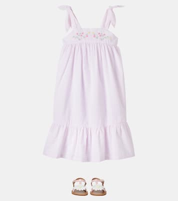 Besticktes Kleid aus Baumwolle | Tartine et Chocolat