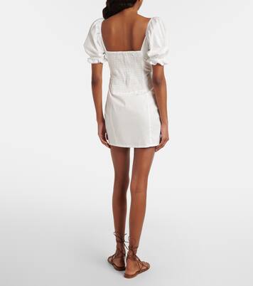 Ligia lace-trimmed cotton minidress | Bananhot