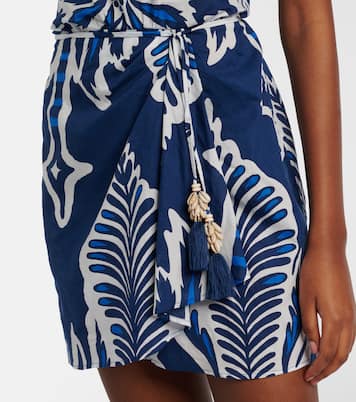 Manon floral halterneck cotton minidress | Poupette St Barth