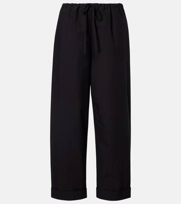 Delano cotton straight pants | The Row