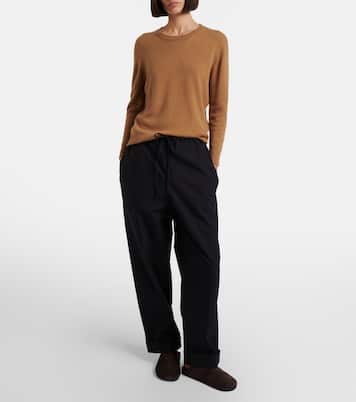 Delano cotton straight pants | The Row
