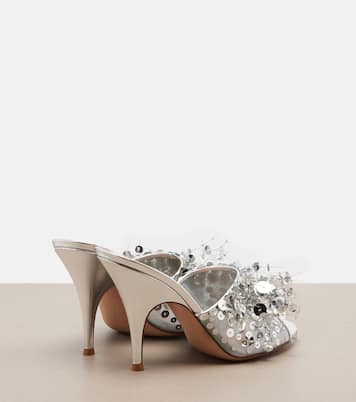 Mules Abyssa de malla con lentejuelas | Gianvito Rossi