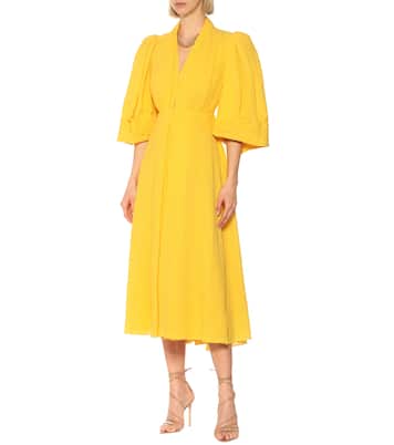 Deva open-back cotton gown | Emilia Wickstead