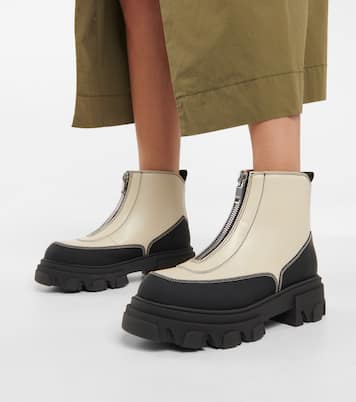 Botines de piel | Ganni
