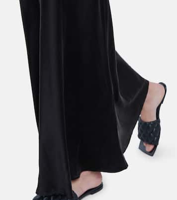Midikleid Lyon aus Seidensatin | Asceno
