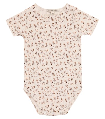 Baby Viperfish cotton bodysuit | Caramel