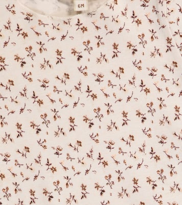 Baby Viperfish cotton bodysuit | Caramel