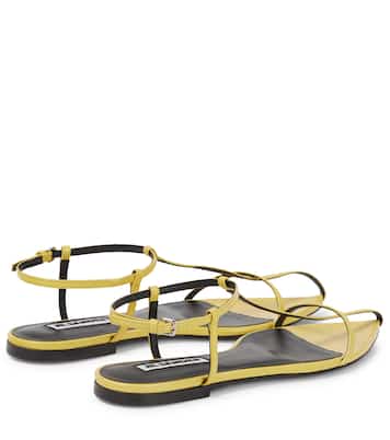Leather sandals | Jil Sander
