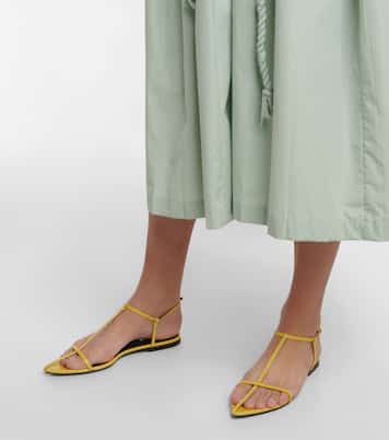 Leather sandals | Jil Sander