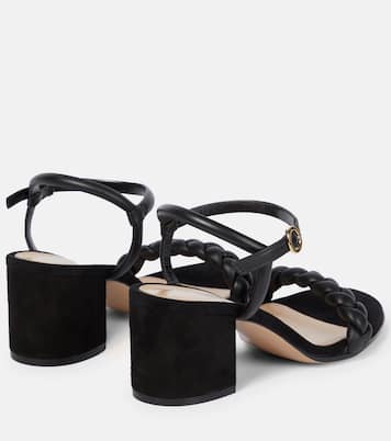 Sandalen Cruz 60 mit Veloursleder | Gianvito Rossi