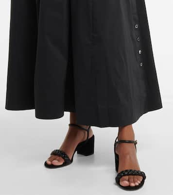 Sandalen Cruz 60 mit Veloursleder | Gianvito Rossi