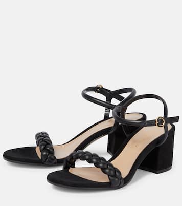 Sandalen Cruz 60 mit Veloursleder | Gianvito Rossi