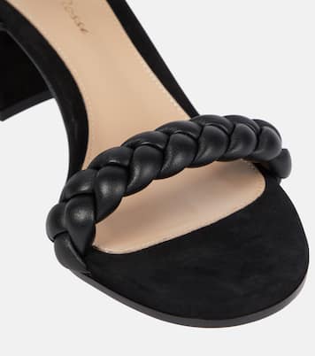 Sandalen Cruz 60 mit Veloursleder | Gianvito Rossi